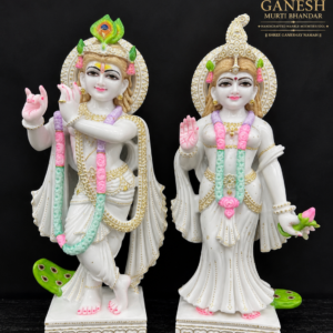 radhakrishna beautiful marble statue
