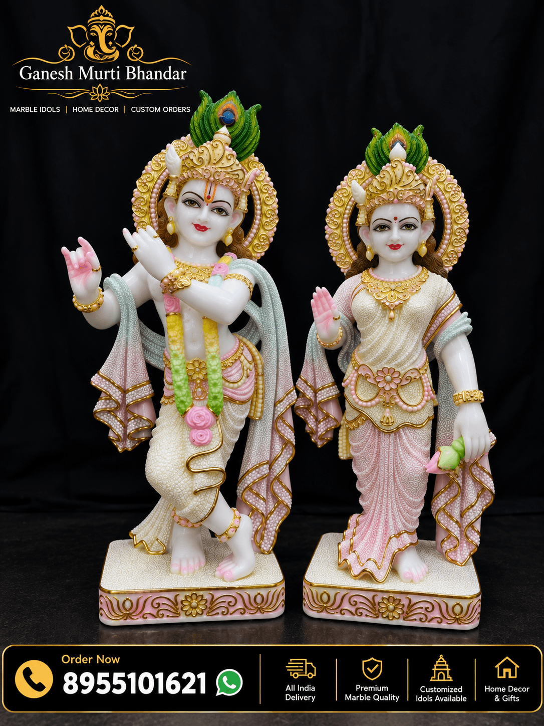 radhakrishna statue