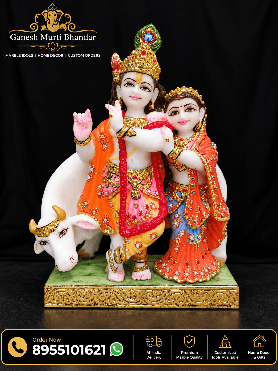 radhakrishnawith cow