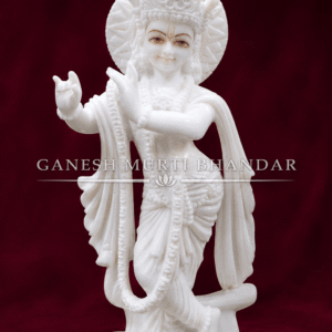 18 inch marble krishna statue