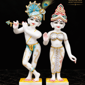 18inch makrana marble iskcon radha krishna statue
