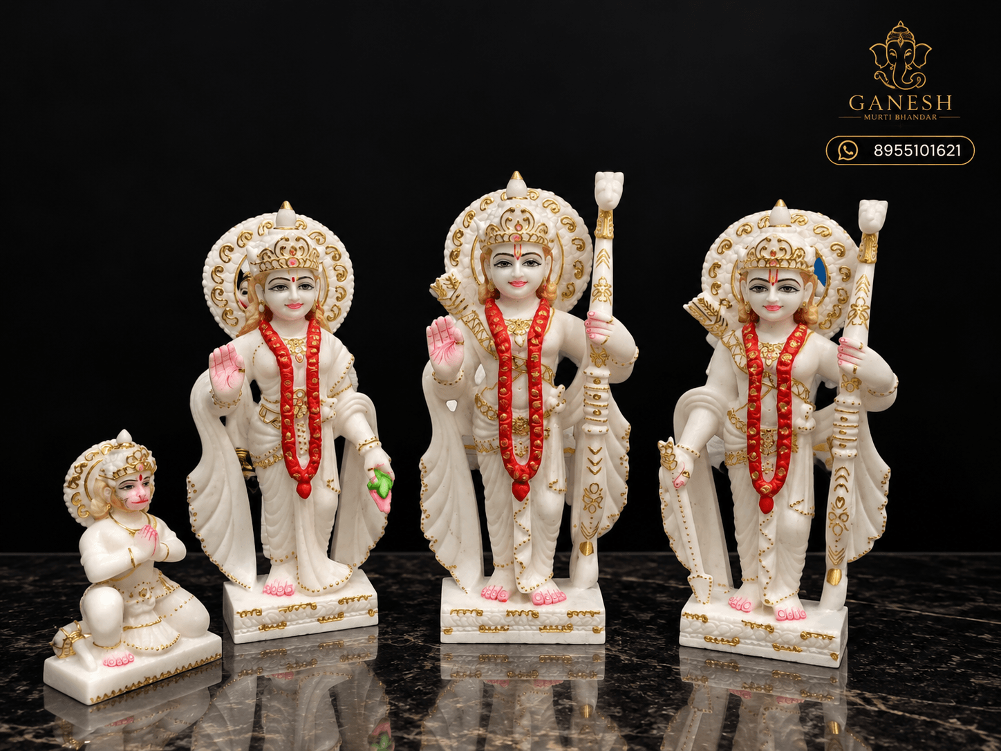 18inch most beautiful ram darbar statue