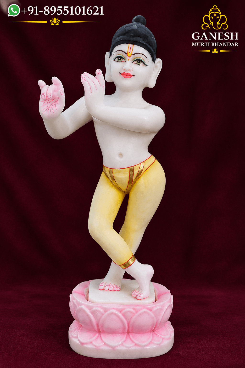 iskcon krishna statue