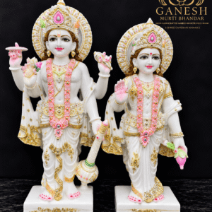 laxmi nararayan marble statue