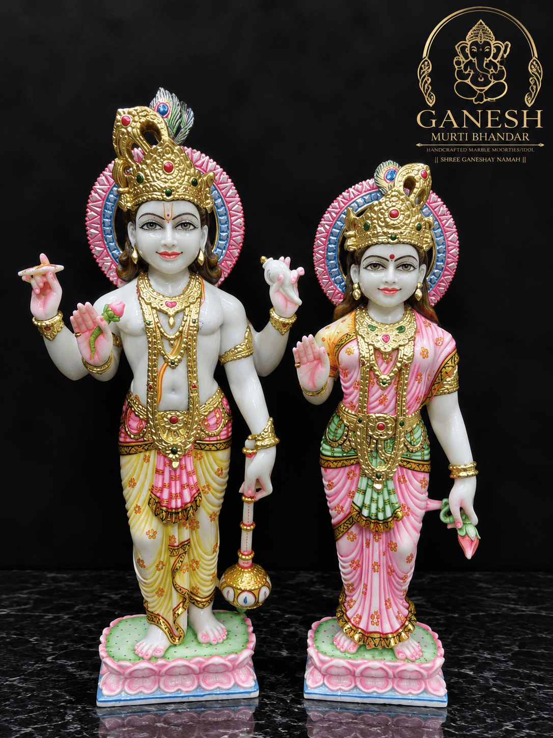 laxminarayan marble statue