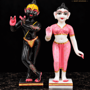 radha krishna iskcon statue