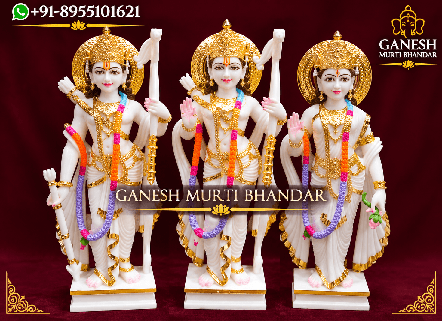 ram sita laxman hanuman statue